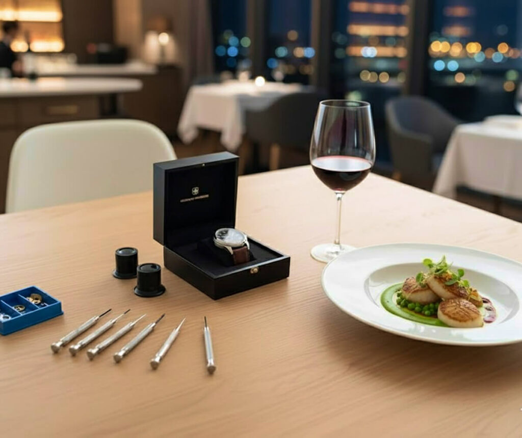 Atelier Itinérant - Expérience Signature : L’Art du Temps. Découvrez l’excellence horlogère lors d’une journée hors du temps.